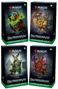Magic the Gathering: Bloomburrow - Commander Deck Set of 4
