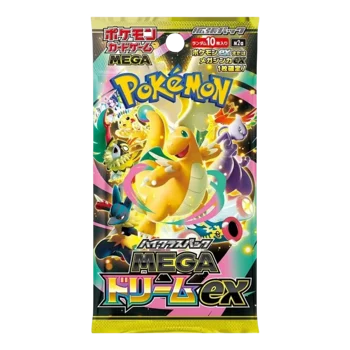 Pokemon Mega Dream ex Japanese Booster Pack (10 Cards)