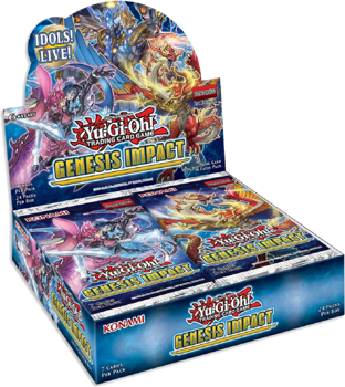 Yu-Gi-Oh! Sealed Booster BOX (24 packs) - Genesis Impact (1st Edition)