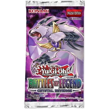 Yu-Gi-Oh! Sealed Booster PACK Battles of Legend: Crystal Revenge (1st Edition)