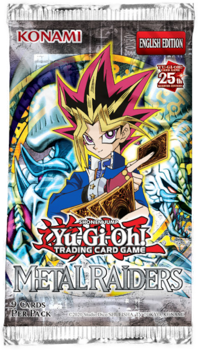 Yu-Gi-Oh! Sealed Booster PACK Metal Raiders (9 Cards) (25th Anniversary)